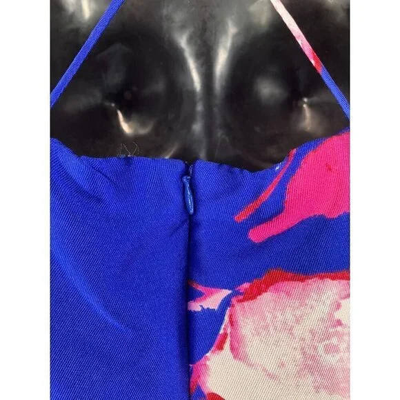 Floral Formal Dress S Strappy Bloom Ball Gown Pockets Prom Wedding Fairy Witch - Picture 9 of 14